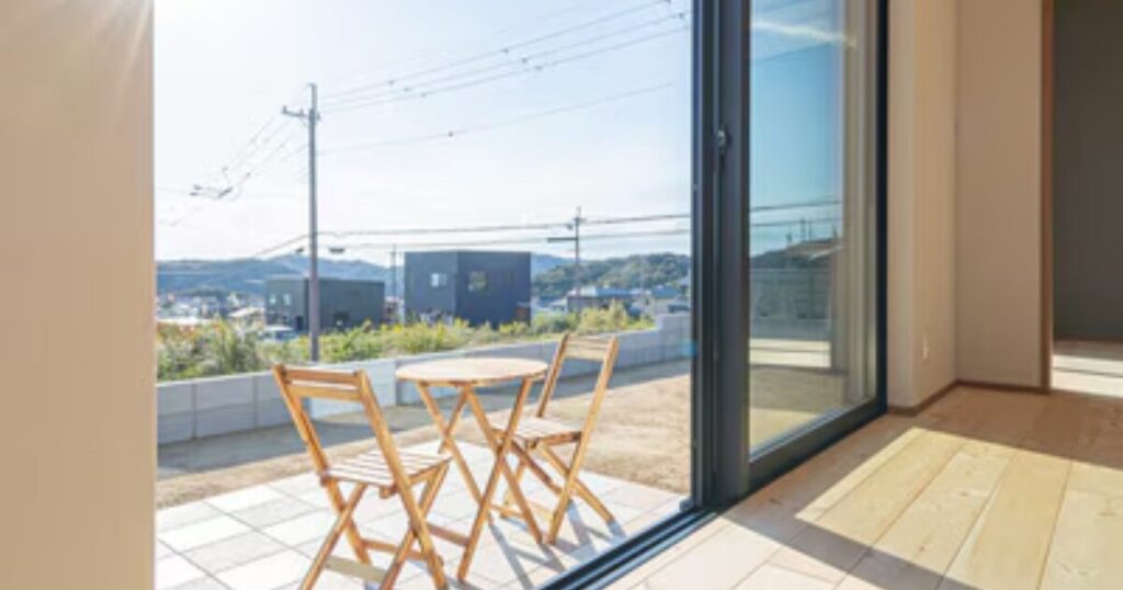 高台ならではの開放感